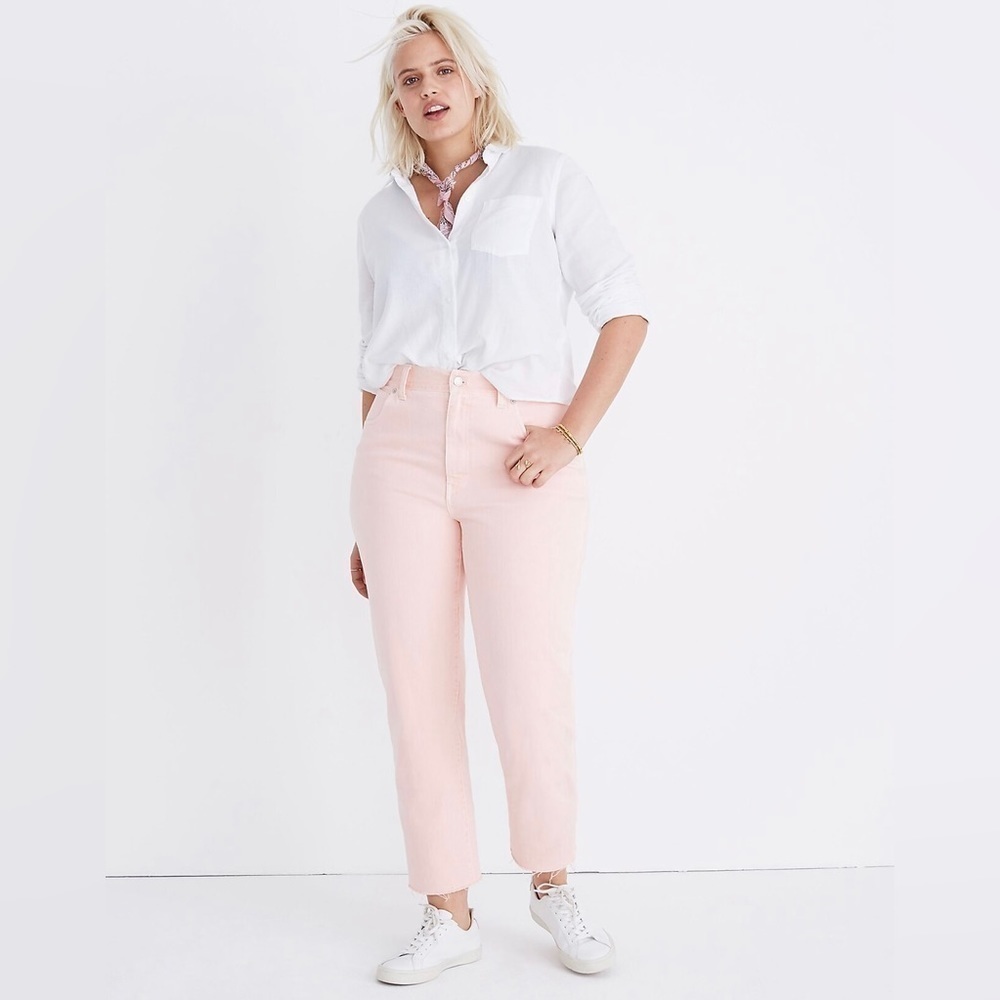 Madewell - Garment-Dyed Straight-Leg Jeans